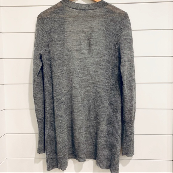 J.Crew gray wool cardigan sweater. Size M - Picture 3 of 6